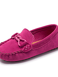 cheap -Boys&#039; Girls&#039; Loafers &amp; Slip-Ons Moccasin Suede Little Kids(4-7ys) Fuchsia Blue Gray Fall Spring