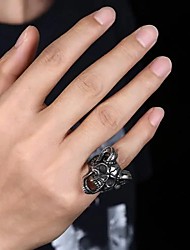 cheap -Band Ring Silver Stainless Steel Titanium Steel Skull Classic Rock Hip-Hop 8 9 10 11 12 / Men&#039;s / Statement Ring
