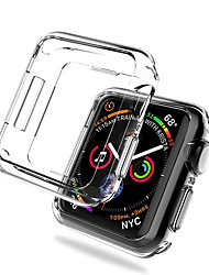 cheap -2 Pack Watch Case with Screen Protector Compatible with Apple iWatch Series 7 / SE / 6/5/4/3/2/1 Scratch Resistant Shockproof All Around Protective TPU Watch Cover