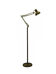 Metal Floor Lamp Architect Swing Arm Standing Lamp Adjustable Head Reading Light