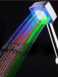 cheap -LED Shower Head Color Changing 2 Water Mode 7 Color Glow Light Automatically Changing Handheld Showerhead