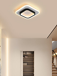 cheap -24 cm Circle Design Flush Mount Lights Metal Linear LED Modern 220-240V