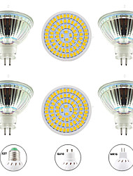 cheap -6pcs 8 W LED Spotlight 800 lm GU10 MR16 E26 / E27 80 LED Beads SMD 2835 Warm White White 220-240 V 110-120 V