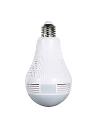 cheap -ESCAM 360 Degree LED Light 1080P Wireless Panoramic Home Security WiFi Fisheye Bulb Lamp IP Security Cameras
