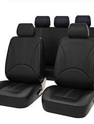 cheap -4PCS/Set 2 Frontseat Covers Advanced PU Leather Auto Universal Car Seat Covers  Auto Seat Protector Cushion Front Rear Cover Interior Accessories Vehicle Car Styling