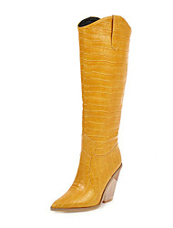 ladies yellow boots