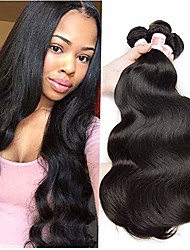 3 Bundles Brazilian Hair Body Wave Virgin Human Hair Natural Black