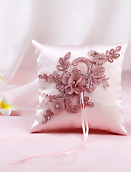 cheap -Cloth Floral Nonwovens Ring Pillow Garden Theme / Pillow / Wedding All Seasons