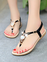 white rhinestone sandals flats