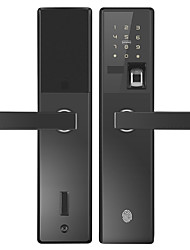 cheap -Factory OEM M3-3 Aluminium alloy lock / Fingerprint Lock / Intelligent Lock Smart Home Security Android System RFID / Fingerprint unlocking / Password unlocking Home / Office / Hotel Wooden Door