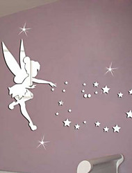 cheap -Removable Acrylic Fairies Wall Stickers Home Decoration Wall Decal 71*46cm For Bedroom Living Room