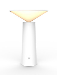 cheap -1pcs type Smart 3 Modes Table Light Shaking Head Table Desktop Light LED Night Light Touch memory dimming