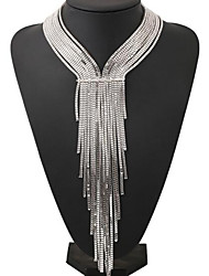 cheap -1pc Necklace For Women&#039;s Anniversary Party Evening Gift Alloy Tassel Flower