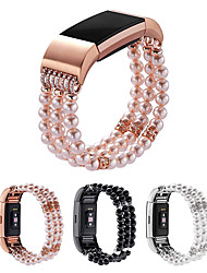 voordelige -1 pcs Slimme horlogeband voor Fitbit Opladen 3 / Opladen 3 SE / Opladen 4 Roestvrij staal Smartwatch Band sieraden armband Vervanging Polsbandje