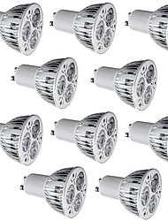 cheap -10pcs 6 W LED Spotlight 400 lm GU10 E26 / E27 3 LED Beads High Power LED Decorative Warm White Cold White 85-265 V