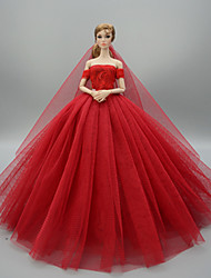 vestidos de novia para muñecas