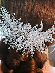 cheap -Crystal / Alloy Hair Combs with Crystal 1 PC Wedding Headpiece