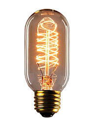cheap -1pc 40 W E26 / E27 T45 Warm White 2200 k Incandescent Vintage Edison Light Bulb 220-240 V