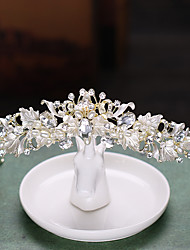 cheap -Alloy Crown Tiaras with Crystal / Rhinestone 1 PC Wedding / Special Occasion Headpiece