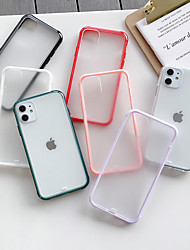 cheap -Phone Case For Apple Back Cover iPhone 13 12 Pro Max 11 SE 2020 X XR XS Max 8 7 Frosted Transparent Solid Color Acrylic