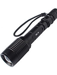 cheap -LED T6 Flashlight Outdoor Lights High Power Charging Zoom Strong Flashlight Rattlesnake Model Without Battery
