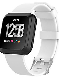 cheap -1 pcs Smart Watch Band for Fitbit Versa 2 / Versa / Versa Lite TPE Smartwatch Strap Classic Buckle Replacement  Wristband
