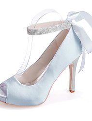 ribbon tie wedding shoes