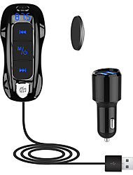 cheap -Bluetooth 5.0 FM Transmitter / Bluetooth Car Kit QC 3.0 / Card Reader / Car MP3 FM Modulator Car