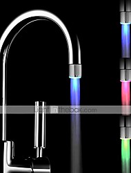 cheap -LED Light Water Faucet Tap Heads Temperature Sensor RGB Glow LED Shower Stream Bathroom Shower faucet 3 Color Changing