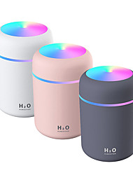cheap -Portable 300ml Humidifier USB Ultrasonic Dazzle Cup Aroma Diffuser Cool Mist Maker Air Humidifier Purifier with Romantic Light
