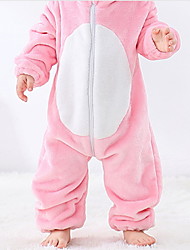 baratos -bebê Para Meninos Básico Sólido Manga Longa Peça Única Amarelo