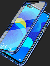 cheap -360 Magnetic Adsorption Metal Phone Case with Screen Protector For Huawei P50 Pro P40 Pro+ P30 Lite nova 8 Pro Double-sided Tempered Glass Protective Shell For Huawei Mate 30 Pro Mate 20 Pro