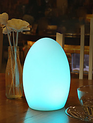 cheap -Oval Shape Decoration Light LED Night Light Rechargeable Easy Carrying with USB Port Mode Switching USB 1pc