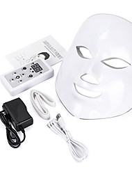 cheap -Foreverlily Beauty Photon LED Mask Therapy 7 Colors Mild Skin Care Skin Rejuvenation Wrinkle Removal Acne Facial Beauty Spa