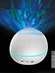 cheap -Night Light Projector with Music Player Bluetooth 5.0 Ocean Wave Projector 8 Colors Remote Control for Christmas Gift Night Scape Light Lucky Stone Projection Lamp
