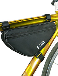 cheap -1.8 L Waterproof Bike Frame Bag Top Tube Portable Cycling Lightweight Bike Bag Terylene Bicycle Bag Cycle Bag Similar Size Phones Outdoor Exercise