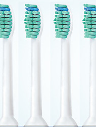 economico -4 pz/lotto testine di spazzolino da denti con cappuccio per philips sonicare flexcare diamond clean hx6250/6620/3610/6616/6340/3230a/3250a