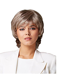 cheap -Synthetic Wig Curly Matte Layered Haircut Wig Short Light golden Synthetic Hair 6 inch Women&#039;s Easy dressing Best Quality Fluffy Blonde