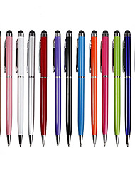 cheap -10pcs 2 in 1 Touch Screen Stylus Pen Ballpoint Pen Tablet Smartphone Useful Design Tablet P For Pad Smart Phone