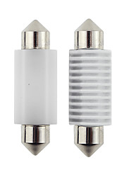cheap -2PC 12-24V C5W LED LED Car Bulb C10W Canbus 31/36/39/41MM Error Free Interior Reading Light Clearance Bulbs Auto Plate Lamp White ICEBLUE Warmwhite