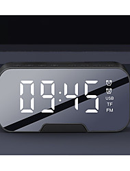 cheap -Q5 Bluetooth Speaker Wireless Alarm Clock TF Card AUX Speaker Radio USB Subwoofer Portable Audio LED Music Sound Box