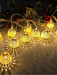 cheap -Ramadan Eid Lights 3M 20LEDs Pine Cone Acorn LED String Lights USB Plug-in Fairy Lights Christmas Wedding Garden Party Family Party Room Decoration Light