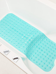 cheap -100cm*40cm Non-slip PVC Bath Mat with Suction Cup Plastic Bathroom Bathtub Mats Random Color 1pc