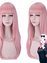 pink cosplay wig
