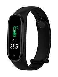 cheap -M4 Pro Unisex Smart Wristbands Fitness Band Bluetooth Heart Rate Monitor Blood Pressure Measurement Sports Thermometer Information Pedometer Call Reminder Activity Tracker Sleep Tracker Find My Device