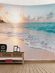 Get Playa de la puesta del sol arte de la pared For Android