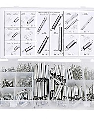 cheap -200pcs Spring Set Coil Tool Extension And Compression Tension Accessories With Storage Box Portable Metal Steel Repairs Assorted