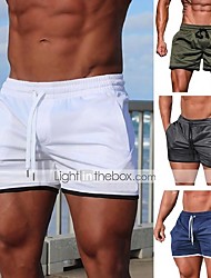 cheap -Men&#039;s Swim Trunks Swim Shorts Quick Dry Board Shorts Bathing Suit with Pockets Drawstring Swimming Surfing Beach Water Sports Solid Colored Summer