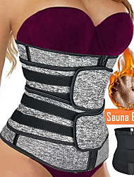 cheap -Waist Trainer Vest Body Shaper Neoprene Waist Trainer Shaper Slimming Belt Sports Neoprene Home Workout Yoga Fitness Adjustable Zipper Tummy Control For Women Men / Adults&#039;