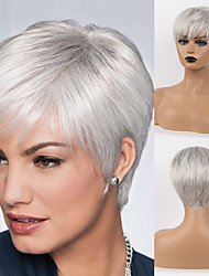 white pixie wig